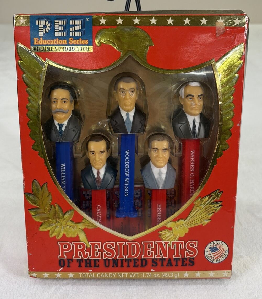 PEZ "Presidents of the United States" Education Series Vol 6 1909-1933 #33 Chrty